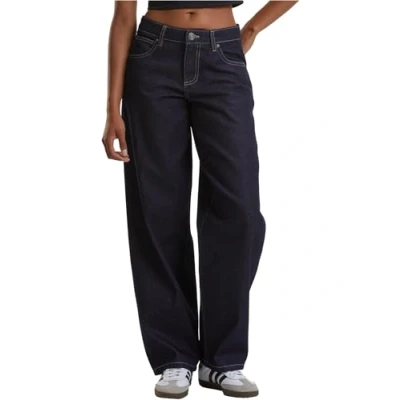 Afbeelding van Urban Classics Mid Waist 90&#039;s jeans Wijde broek Taille, 30 inch Blauw