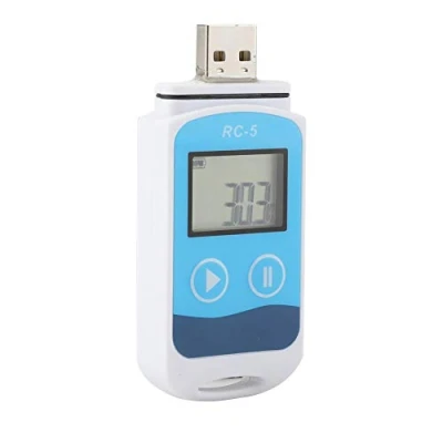 Afbeelding van USB Temperatuur Datalogger Mini Temp Recorder Lab Digitale Thermometer 30 +70