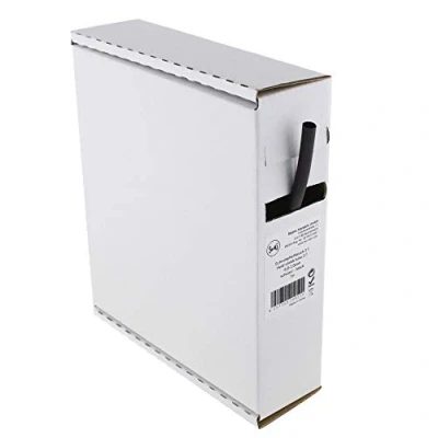 Afbeelding van Krimpkous zwart 3:1, 6,0 2,0 mm, 7 meter dispenser box