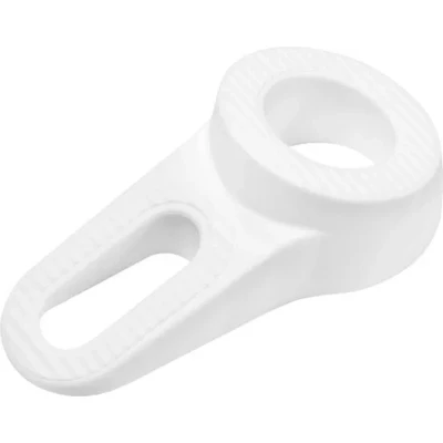 Afbeelding van Deltafix Block it Deurwig wit TPE kunststof 12 x 3,8 cm deurstopper Deurstoppers