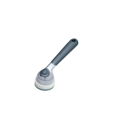 Afbeelding van MasterClass MCSOAPDBRUSH zeepdispenser, afwasborstel met handvat en ingebouwde 20 cm, grijs
