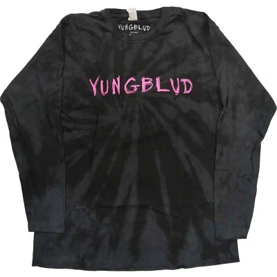 Afbeelding van Yungblud Scratch Logo Longsleeve shirt XL Zwart