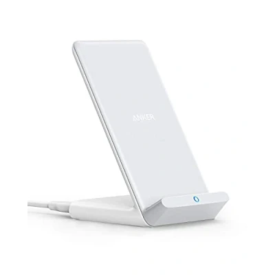 Afbeelding van Anker 313 Inductief oplaadstation, Qi gecertificeerd, Geschikt voor iPhone 15/15 Pro / 15 Max, SE (2020), 13/13 13 XR,10W snellaadfunctie Galaxy S22 (zonder voedingsadapter)