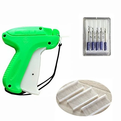 Afbeelding van CHSYOO set labelpistool + 5 reservenaalden 5000 stikdraden (5 cm lang), prijskaartje pistool stikpistool voor bazaar