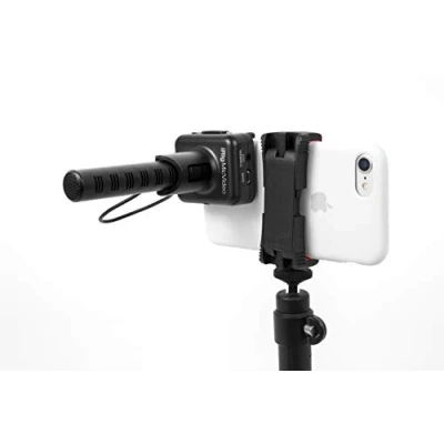 Afbeelding van IK Multimedia iRig Mic Video Bundle Statief Smartphone microfoon Zendmethode:Kabelgebonden Incl. standaard, windkap