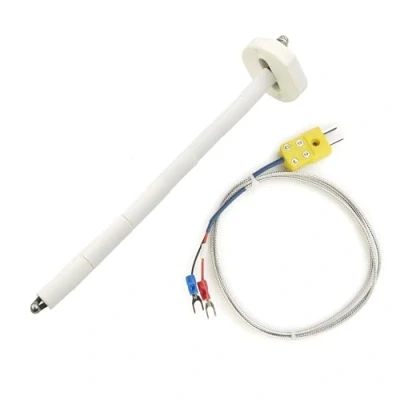 Afbeelding van Waterdicht K Type geaard Thermokoppel,K Thermokoppelblok Keramische ovensonde 2372/1300 Graad F/C 11G Hoog Gereedschap