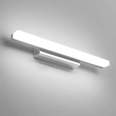 Afbeelding van Klighten 9W 40cm LED spiegellamp badkamer, IP44 badkamerlamp wand, badkamerlamp, 110 240V, 600 lumen, koel wit 6000K