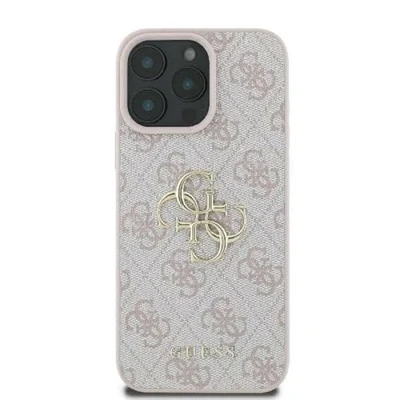 Afbeelding van CG Mobile Guess GUHCP16M4GMGPI hoes voor iPhone 16 Plus 6,7 inch roze hardcase 4G Big Logo