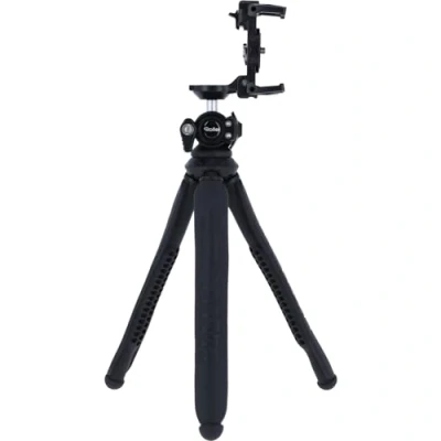 Afbeelding van Rollei Monkey Pod 3: Veelzijdig mini statief smartphone, camera, selfiestick compatibel, flexibel, licht, 360 draaibare kogelkop (zwart)