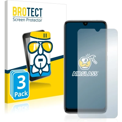Afbeelding van BROTECT Screenprotector voor Xiaomi Mi A3 Folie Beschermfolie Beschermglas transparant (3 Stuks)