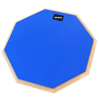 Afbeelding van keepdrum DP BL12 Drum Practice Pad Blauw Oefening 12 inch