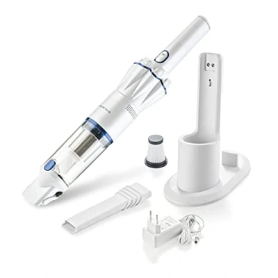 Afbeelding van Genius A28178 Invictus One Version 1.0 Set 9 delig wit Zakloze en draadloze accu handstofzuiger 90 W BLDC motor + accessoires, PP, roestvrij staal