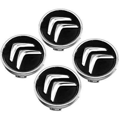 Afbeelding van 4 stuks Centrum Wieldoppen voor Citroen Jumpy 60mm, Vervangende Wielnaaf Afdekking Center Caps Slijtvast Anti Roest Banden Velgen Accessoires,B
