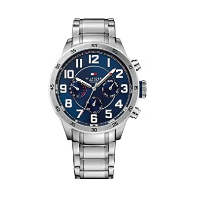 Afbeelding van Tommy Hilfiger Heren Quartz Horloge, multi dial Display en roestvrij stalen band 1791141