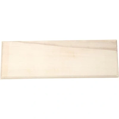 Afbeelding van CC Houten Schild Naambord 10x30 cm per stuk