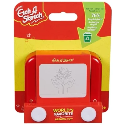 Afbeelding van Etch A Sketch Magnetische tekentablet in reisformaat 76% gerecycled plastic