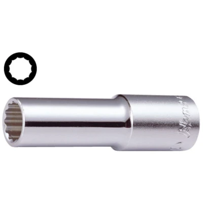 Afbeelding van Twaalfkantige moer 1/2 HANS 22 mm 12 kant lang