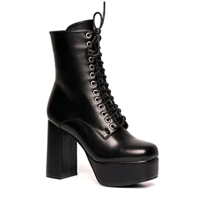 Afbeelding van LAMODA Own It enkellaars voor dames, Black PU, 38 EU
