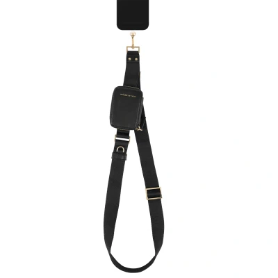 Afbeelding van iDeal of Sweden Utility Phone Strap Universeel telefoonkoord Zwart
