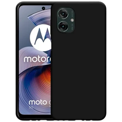 Afbeelding van Just in Case TPU Back Cover Zwart Motorola Moto G55