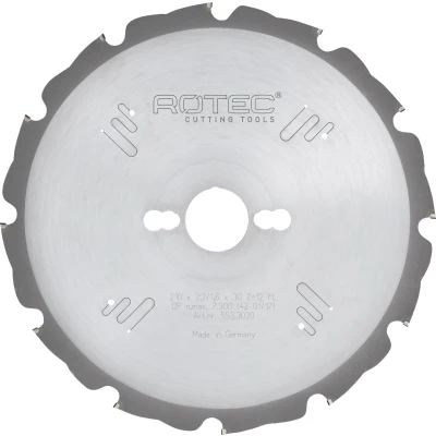 Afbeelding van Rotec diamant cirkelzaagblad voor vezelcementplaten 250x30x16 2,2/1,6