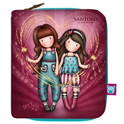 Afbeelding van Portefeuille Gorjuss Fireworks Kastanjebruin (10 x 12 3 cm)