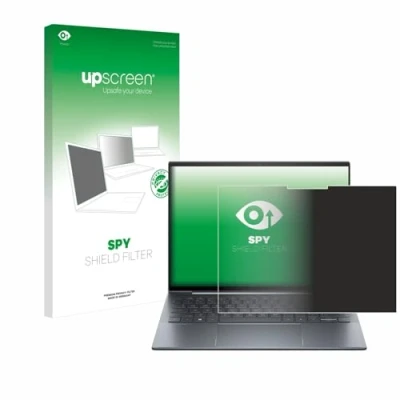 Afbeelding van upscreen Privacy Screen Filter voor HP Dragonfly G4 Anti Spy, Antikras, Vingerafdruk