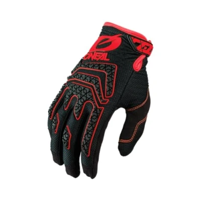 Afbeelding van O&#039;NEAL Cycling Glove Motocross MX MTB DH FR Downhill Freeride Duurzame, flexibele materialen, siliconenprint voor grip Sniper Elite Volwassen Zwart Rood Maat M