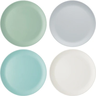Afbeelding van KitchenCraft Colourworks, Dinerborden, Grote Borden, Servies, Set van 4 Stuks, 28 Centimeter, Melamine Meerkleurig