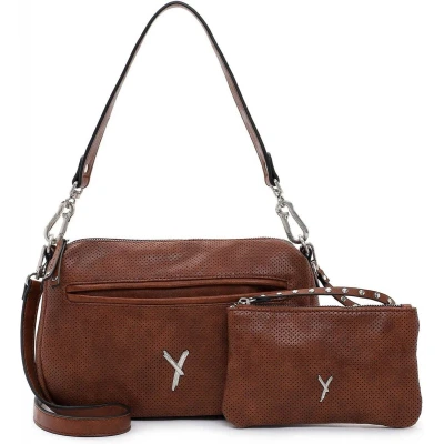 Afbeelding van SURI FREY Schoudertas Handtas Laley Crossover Bag Cognac Bruine