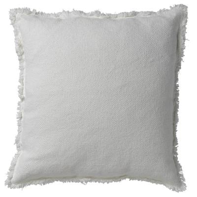 Afbeelding van Dutch Decor BURTO Kussenhoes van gewassen katoen Snow White 60x60 cm wit