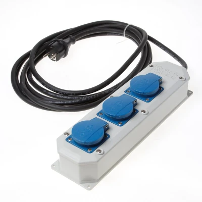 Afbeelding van Hateha Verdeelblok 2p + a 3 delig 5 meter kabel