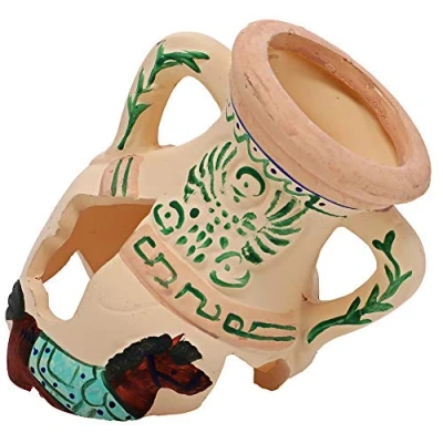 Afbeelding van Hobby Decoratie Keramische Amfora Atlantis 15CM