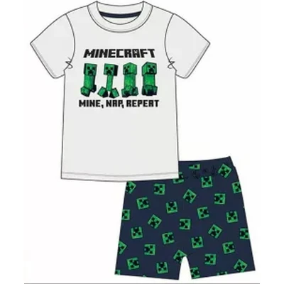 Afbeelding van Minecraft Short Pyjama 100% Katoen. Maat 116 cm / 6 jaar met 1 Stylus Pen.