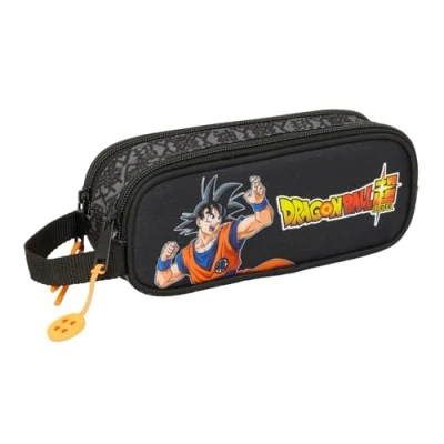 Afbeelding van Pennenetui met 2 vakken Dragon Ball Combat Zwart 21 x 8 6 cm