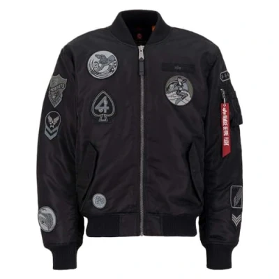 Afbeelding van Alpha Industries Flight Bomberjacks, Heren, Maat: Large, black