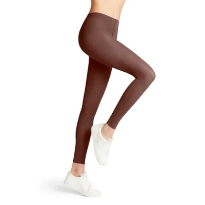 Afbeelding van Falke PURE MATT 50 Denier Semiopaque Legging, Dames, Maat: S/M, Havanaclub