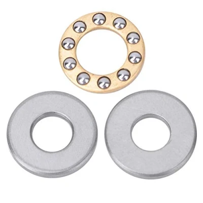 Afbeelding van 10st platte stalen lagers Set miniatuur druklagers Hoge precisie drukkogellager voor machinebouw(F8 16M 尺寸8*16 * 5mm)