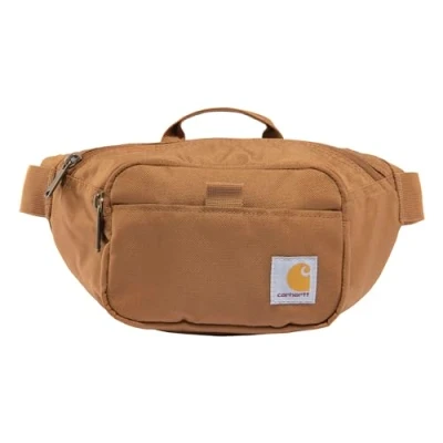 Afbeelding van Carhartt Verstelbare taille, duurzaam, waterbestendig heuptasje, Bruin, One Size, heuptas, heuppakket
