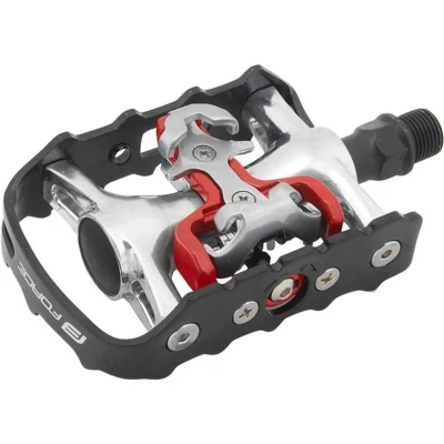 Afbeelding van Tecora Combi pedaal set spd aluminium 9/16 draad