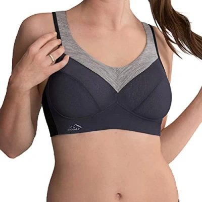 Afbeelding van Anita Active PanAlp Wool Sport Bh 5555 472 Antraciet/Melange maat EU 70A / FR 85A