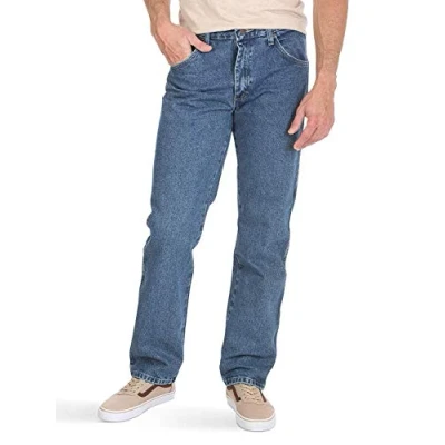 Afbeelding van Wrangler Authentics heren jeans, Stonewash Dark, 34W x 29L