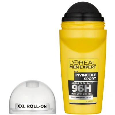 Afbeelding van L&#039;oreal Men Expert Antiperspirant Xxl Roll On Invincible Sport 96h 50ml