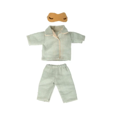 Afbeelding van Maileg poppenkleding vadermuis pyjama