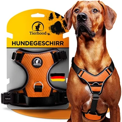 Afbeelding van voor kleine, middelgrote en grote honden [INCL. HALSCLIP] harnas hond veiligheidsharnas hondenharnas trekharnas reflecterend