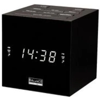 Afbeelding van Balance time wekkerradio led zw usb 132638