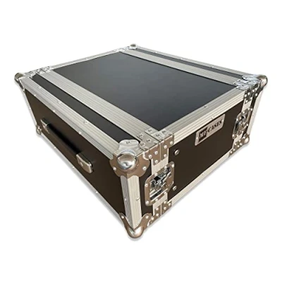 Afbeelding van Effektrack 30 cm vlindersluiting flightcase side rack case 19&quot; MF Cases (4HE)