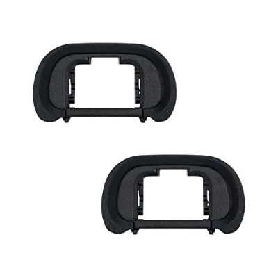 Afbeelding van JJC Zachte Siliconen Oogschelp Oculair voor Sony Alpha A9 A9II A7 A7II A7III A7R A7R2 A7R3 A7R4 A7S A7S2 A58 A99II Vervangt FDA EP18 (2 Stuks per Pakket)