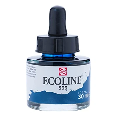 Afbeelding van Ecoline Vloeibare Aquarelfles 30 ml Indigo 533 (11255331)