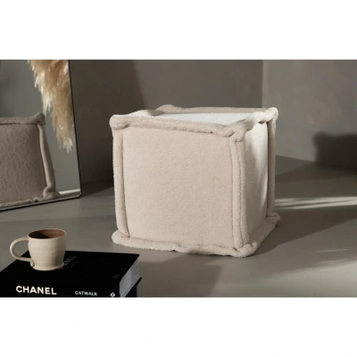 Afbeelding van Svea Rex hocker fleece wit Boucle